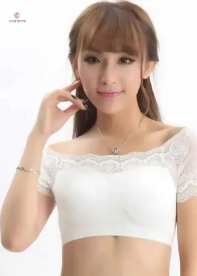 New Modal Sleeveless Strapless Bralette Anti-Light Short Lace Vest Sexy Versatile Sleepwear