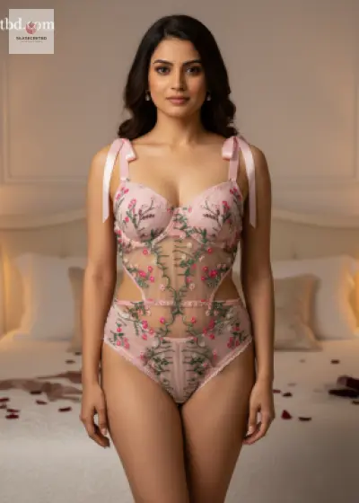 Premium Floral Embroidery Lace Bodysuit! secondary