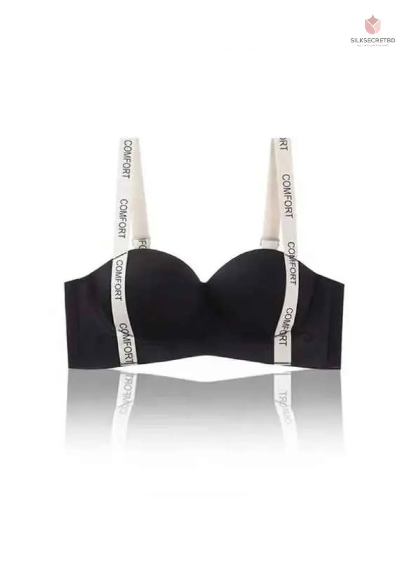 Women's Underwear Small Chest Gathered Look Big Anti-Sagging Top Push up Seamless No Steel Ring Beau