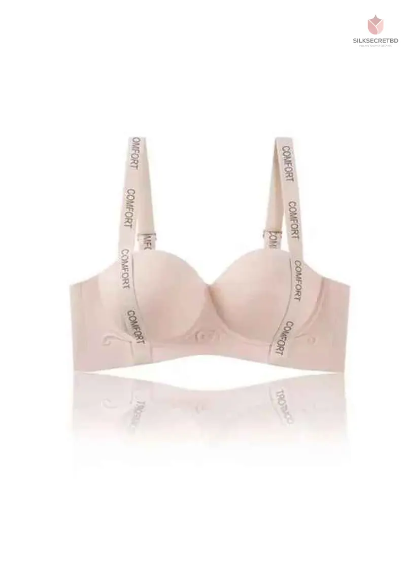 Women's Underwear Small Chest Gathered Look Big Anti-Sagging Top Push up Seamless No Steel Ring Beau