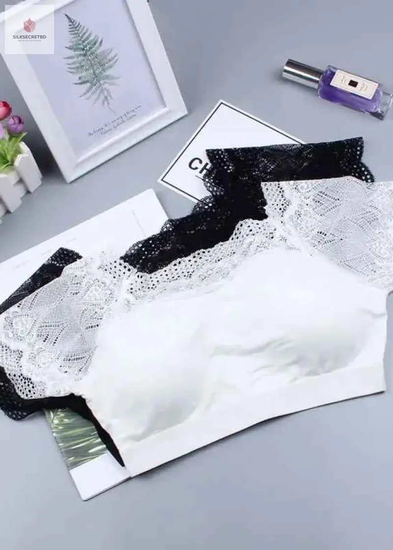 New Modal Sleeveless Strapless Bralette Anti-Light Short Lace Vest Sexy Versatile Sleepwear