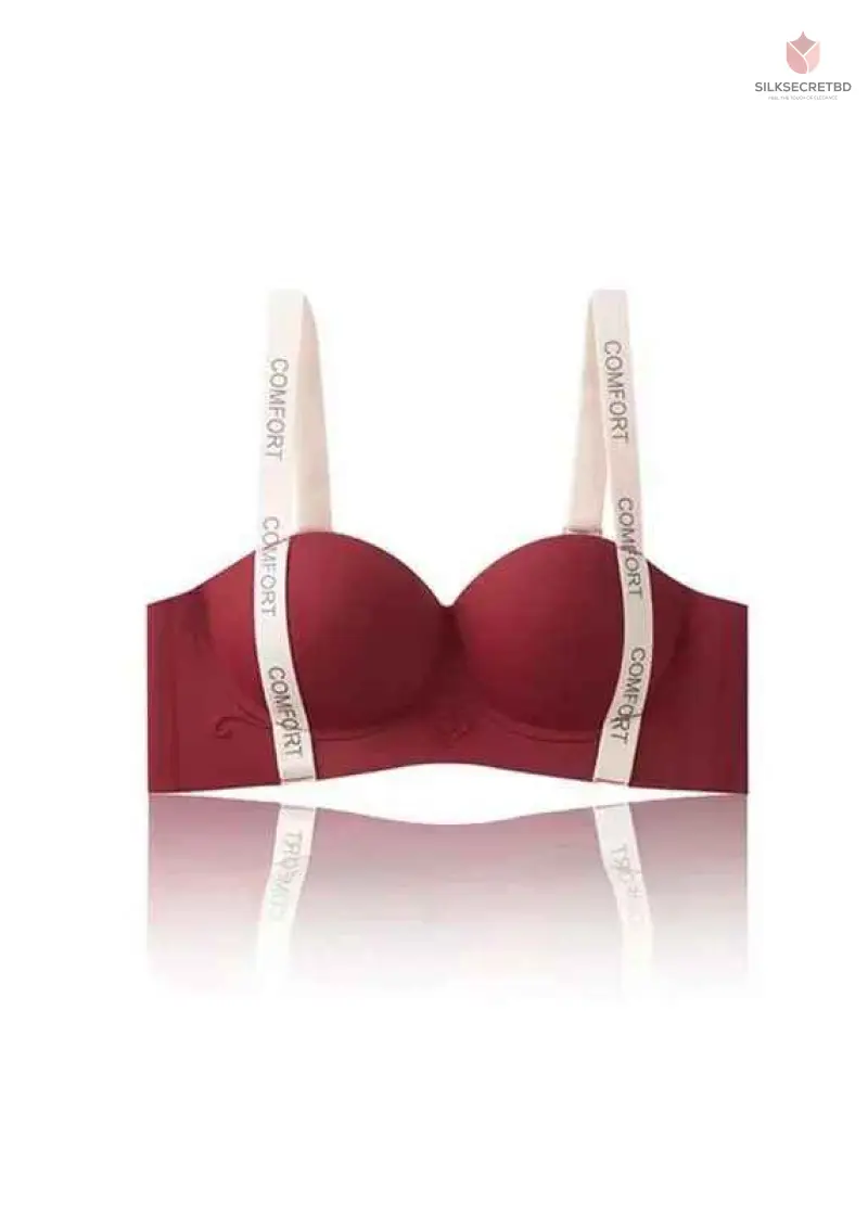 Women's Underwear Small Chest Gathered Look Big Anti-Sagging Top Push up Seamless No Steel Ring Beau