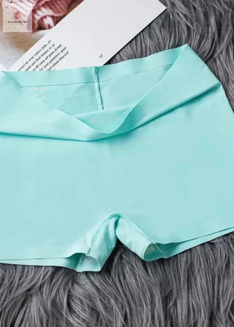 Autumn Ice Silk Seamless Ladies Boxer Shorts