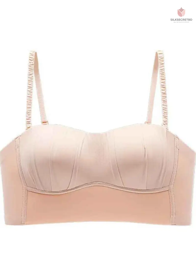 All Season Tube Top Casual Casual Sexy Underwear Beige Push Up Underwear Brand New Condition Daily Wear Elasticity