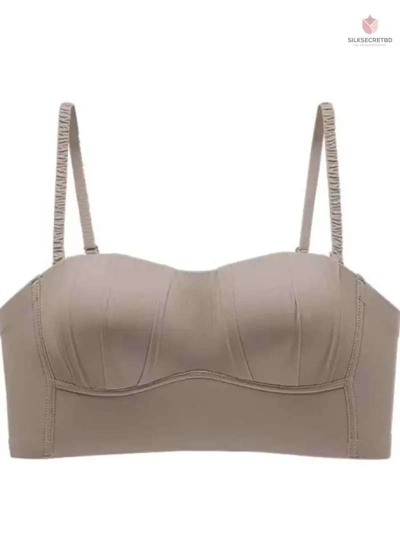 All Season Tube Top Casual Casual Sexy Underwear Beige Push Up Underwear Brand New Condition Daily Wear Elasticity