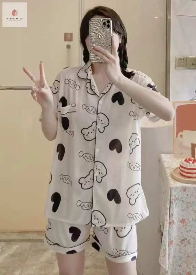 Pure Cotton Maternity & Nursing Sleepwear Set