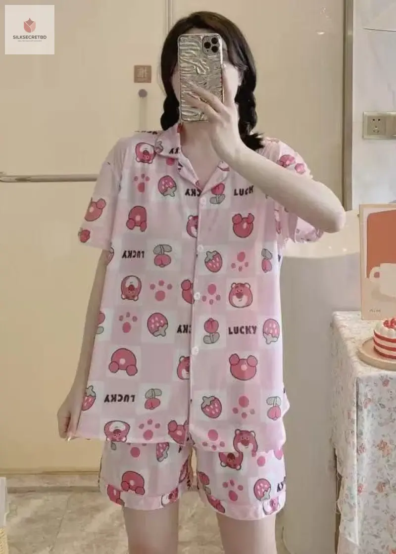 Pure Cotton Maternity & Nursing Sleepwear Set